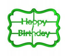 Formelė "happy Birthday" 8cm gimtadieniui, 1 vnt.