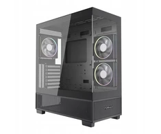 Fornax X550 akvariuminė kompiuterio dėžė su Argb Pwm ventiliatoriais