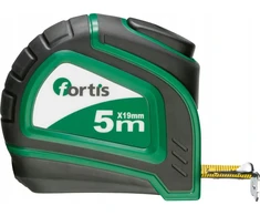 Fortis 04547298 Susukama matavimo juosta, Ii klasė, 5 m x 19 mm / geltona