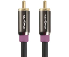 Fospower Subwoofer Rca Kabelis, 3m, Paauksuoti Jungtys