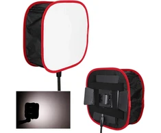 Fotografijos kvadratinis softbox rinkinys, sulankstomas softbox, led šviesos panelė, sulankstomas difuzorius softbox studijos softbox, 16.3 x 16.3 x 6.3 coliai