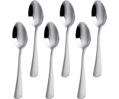 Foxas Bon Appétit serijos 6 dalių 13 cm arbatinis šaukštelis, kavos šaukštelis, espreso šaukštelis, mažas desertinis šaukštelis, galima plauti indaplovėje ir poliruotas nerūdijantis plienas