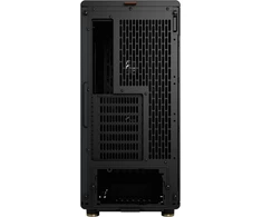 Fractal Design North Charcoal Juodas - medžio riešuto priekis - tinklinės šoninės panelės - du 140 mm Aspect Pwm ventiliatoriai - intuityvus vidaus išdėstymo dizainas - Atx Mid Tower Pc žaidimų korpusas, 124731