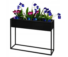 Framado Loft metalinis stovas gėlėms, juodas, 80 cm, pagaminta Lenkijoje