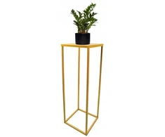 Framado Metalinis stovas gėlėms Loft aukso spalvos 60cm