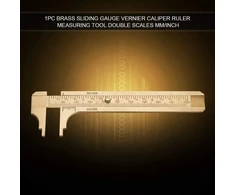 Ftvogue Žalvarinis Vernier Suportas 100mm