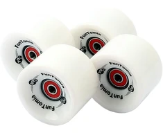 Funtomia 4 longboard'o/riedlentės ratų komplektas (dideli ratai) 70 x 51 mm 80a, įskaitant mach1 guolius
