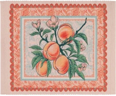 Rankšluostis Furn. Anemone Peaches padėkliukas vidaus/lauko naudojimui - įvairiaspalvis - 46 x 36 cm