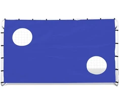 Futbolo vartai su treniruočių sienele, 240x92x150cm, plienas