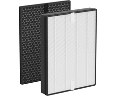 Fy2420/30 pakaitinis filtras, suderinamas su "philips" oro valytuvais ac2882, ac2885, ac2887, a2889, ac2892, ac3829, 2000 ir 3000 serijos, įskaitant 1 hepa filtrą ir 1 aktyvintos anglies filtrą