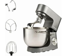 G3 Ferrari G20164 Pastaio Come rankinis planetinis minkymo įrenginys, 1800 W, 8 litrai, nerūdijančio plieno indas su rankenomis, dvigubas kabliukas, 8 greičio lygiai, pulsinis veikimas, su priedais