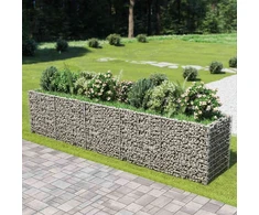 Gabiono vazonas, galvanizuotas plienas, 450x90x100cm, aukštas
