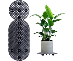 Gaeshow 6 vnt. gėlių vazonų tinklelio padėklų rinkinys, gėlių vazonų tinklelio kilimėliai, bonsai tinklelis, plastikinis gėlių vazono padėklas naudojimui patalpose ir lauke, bonsai tinklelio drenažo kilimėlis (30 cm)