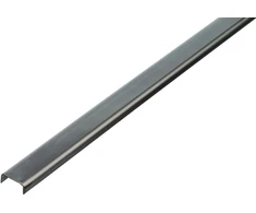 Gah-alberts 485306 U profilis 1000 x 20 x 10 x 1,5 mm nerūdijantis plienas