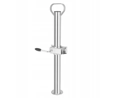 Galinė stacionari atrama 150kg 600mm skersmuo 48mm + apkabos komplektas