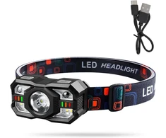 Galingas Led priekinis žibintas su Usb įkrovimu, 2000 Mah