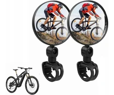 Galinio vaizdo dviračių veidrodėliai, pasukami 360°, 2 vnt.