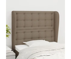 Lova Galvūgalis su auselėmis, taupe, 83x23x118/128cm, audinys