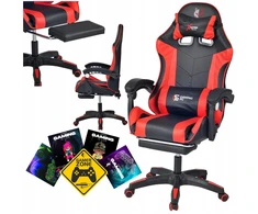Gamingo kėdė biuro sukama žaidėjo kėdė kaušinė + dovanos