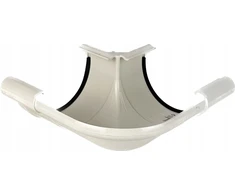 Gamrat Išorinis kampas 90° Galeco Pvc 110 baltas