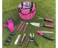 Grandininis pjūklas Garden Line Steel garden tools for women set 10in1 pink