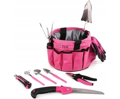 Grandininis pjūklas Garden Line Steel garden tools for women set 10in1 pink