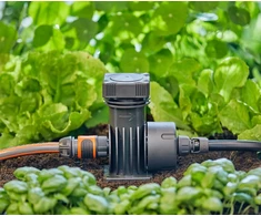 Gardena Micro-drip-system bazinis įrenginys 2000: pradinis blokas automatinei drėkinimo sistemai, sumažina slėgį ir filtruoja vandenį, paprasta prijungimo technologija (13310-20)