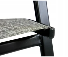Gardenline metalinė sodo kėdė, pilka spalva