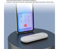 Kompiuterio kolonėlės Garsiakalbis po pagalve, miegokite ilgiau su raminančiais garsais, daugiafunkcinis stereo gilus žemų dažnių „bluetooth“ linijos garsiakalbis miegui (baltas)
