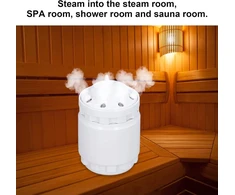Garų išleidimo anga, g1/2 išorinis sriegis, garų pirtis, garų išleidimo anga, pakeitimas su aromaterapijos funkcija, spa garų generatoriaus antgalis dušo kambariui, saunos kambariui, spa kambariui