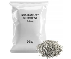 Gawlik granito skalda 2-5 mm dalmatinas Maišas 20 kg atsparus oro sąlygoms Patvarus