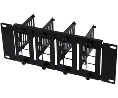 Geeekpi 10" 2u stovo laikiklis, skirtas raspberry pi 5/4b, talpina iki 4 raspberry pi 5/4b plokščių, suderinamas su deskpi rackmate t0/t1/t2/10" serverių stovu