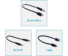 Geeekpi Gigabit Usb-c Poe skirstytuvas 48 V į 5 V Ieee802.3af maitinimas per ethernet, skirtas raspberry pi 4b+/3b+, planšetiniams kompiuteriams, dropcam (48v į 5v 4a)