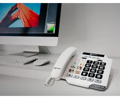 Geemarc Photophone 100 garsus laidinis telefonas su dideliais mygtukais ir nuotraukų Id – Uk versija