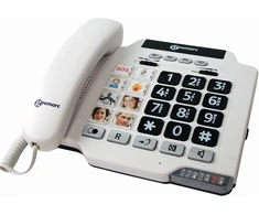 Geemarc Photophone 100 garsus laidinis telefonas su dideliais mygtukais ir nuotraukų Id – Uk versija