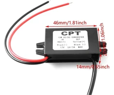 Geieold automobilinis Dc 12v į 5v 3a įtampos keitiklis su paprastais Usb adapterio kištukais telefonams ir audio įrangai automobilyje įkrauti