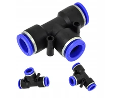 Geko pneumatinė žarna jungtis pu/pe t tipo fi 8mm