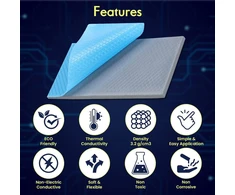 Gelid Solutions Gelid Gp-ultimate Termopadas 90x50x2.0 mm, 15w/mk
