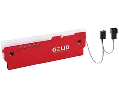 Pagrindinė plokštė Gelid Solutions Gelid Solution Lumen Rgb Ram atminties aušinimo rinkinys, 2 vnt., visiškai automatinis Rgb režimas - dvipusis vest heatsink - raudonas.