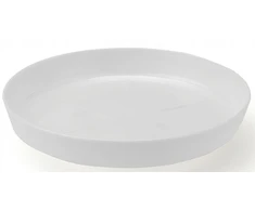 Gėlinė Magnolia 30cm, bežinė, blizgi, plastikinė