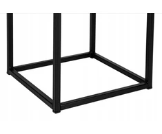 Gėlių stovas metalinis aukštas gėlių vazonas juodas loft 30x30x75 cm