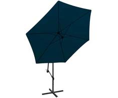 Gembinis sodo skėtis nuo saulės, mėlynos spalvos, 3m