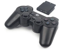 Gembird Jpd Wdv belaidis žaidimų valdymo pultas su vibracija Ps2/ps3/pc, juodas