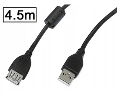 Gembird Usb 2.0 Highspeed 480mb/s A/male-a/female hq feritas 4.5m ilgintuvas