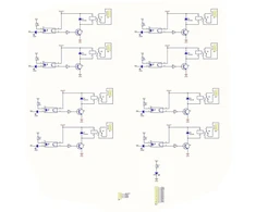 Generic 12v 8 kanalų relės modulis su opto izoliacija