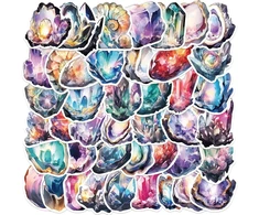 Generic 50 vnt. vandeniui atsparių vinilinių lipdukų vaikams ir paaugliams