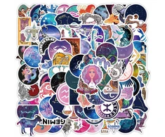 Generic Dekoratyviniai lipdukai stickerbomb rinkinys zodiako horoskopas net 100 vnt