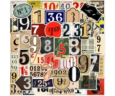 Generic Retro numerių lipdukai 50 vnt. riedlentės grafiti lipdukai motociklams dviračiams snieglentėms bagažui nešiojamam kompiuteriui automobiliui lagaminui vaikams ir paaugliams vandeniui atsparūs vinilo lipdukai