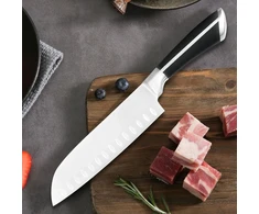 Generisch 6 dalių nerūdijančio plieno virtuvinių peilių rinkinys, profesionalaus ir mėgėjiško virėjo peilis, aštrus virėjo peilis, santoku peilis, duonos peilis, universalus peilis, skutimo peilių rinkinys