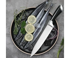 Generisch 6 dalių nerūdijančio plieno virtuvinių peilių rinkinys, profesionalaus ir mėgėjiško virėjo peilis, aštrus virėjo peilis, santoku peilis, duonos peilis, universalus peilis, skutimo peilių rinkinys